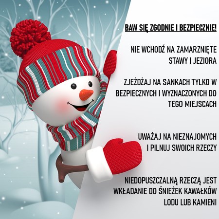 32914321 3d cartoon happy snowman holding blank banner new year greeting card winter background